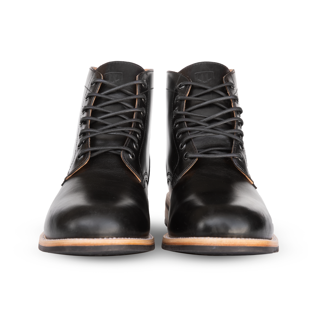 Wilcox 1501 Black Leather Brogue Cap Toe Goodyear Welt Boots Men\'s Size 11 ShilohStyled2_41897a0f-5168-  main image 3